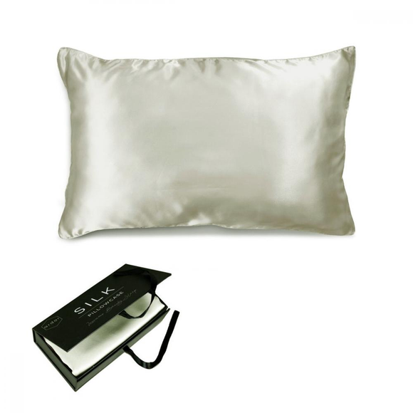 Mulberry Silk Standard Pillowcase Silver Nights 51 x 76 cm