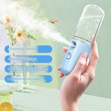 Portable Nano Facial Sprayer - 50ml USB Rechargeable (White)